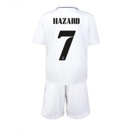 Real Madrid Eden Hazard #7 Hjemmebanetrøje Børn 2022-23 Kortærmet (+ Korte bukser)